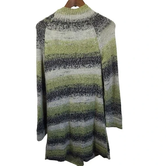 Nick & Mo Mohair Blend 1/4 Button Knit Cardigan Long Line Medium Womens - Picture 2 of 7